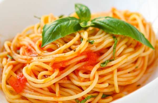 Spaghetti with Tomato Sauce