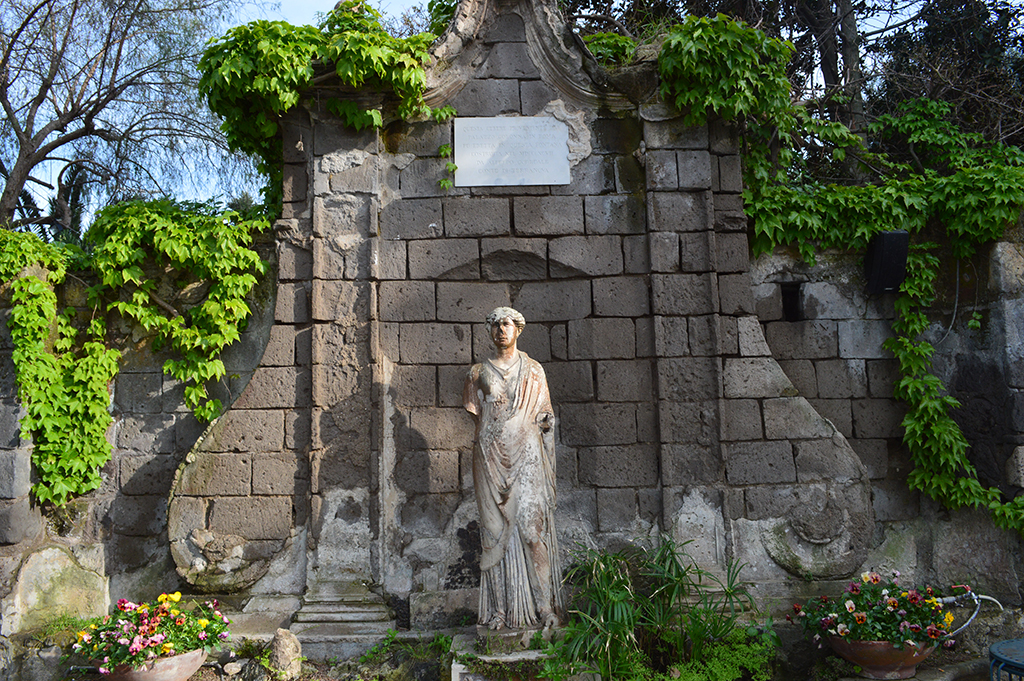 The garden of Correale Museum in Sorrento